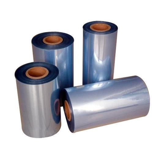 15 Micron Thickness 300 Mm Width Transparent Pvc Shrink Film Roll For Packaging Hardness: Soft