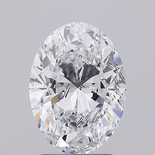 2.01 Carat SI2 Clarity Oval Lab Grown Diamond