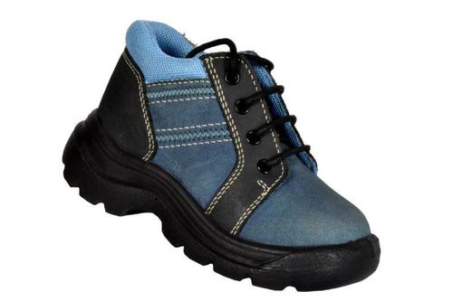 Boys Ankle Boots - New Lace Closure, Low Heel Design with Black Sole | Various Colors Available for All Seasons