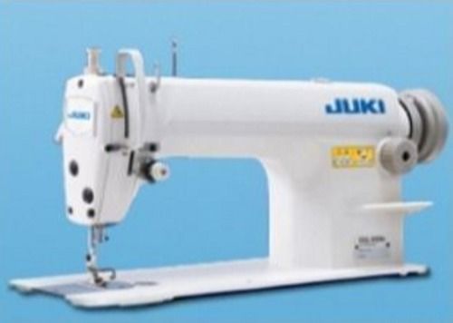 White Electric Driven Juki Semi Automatic Straight Stitch Sewing Machine For Industrial Purpose