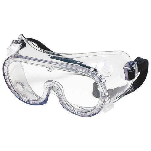 Industrial Chemical Splash Resistant Safety Fiber Plastic Glass Goggles With Elastic Band Gender: Unisex