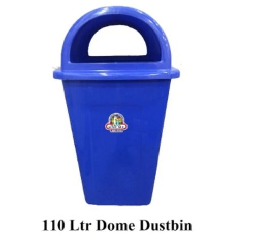 Plastic Industrial Dome Dustbin With Strong Lid