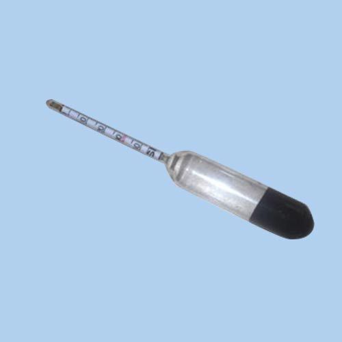 Portable Transparent Borosilicate Glass Round Lactometer Lance