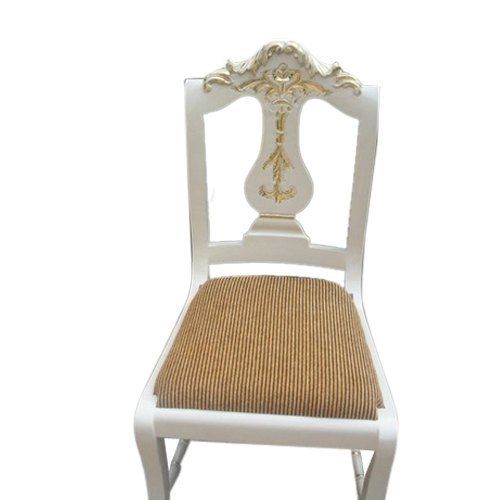 Restaurant And Home Use Termite Proof Brown White Wooden Chair