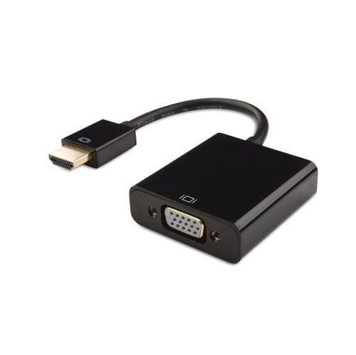 Roq 100% Hdmi To Vga Adaptor With Audio Hdmi Cable (Black) Application: Electric Appliance