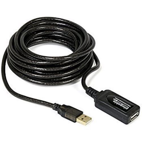 ROQ 15 Mtr Active Wired Electric Extenstion Black Mini Usb Cable