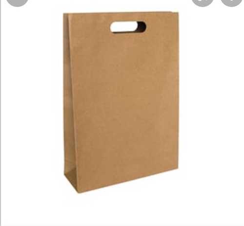 Self Standing Eco Friendly Plain Brown Paper Bag with Flat Bottom