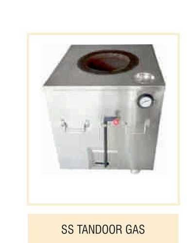 Stainless Steel Commercial Kitchen Use Silver Color Tandoor Gas Application: Supermarket