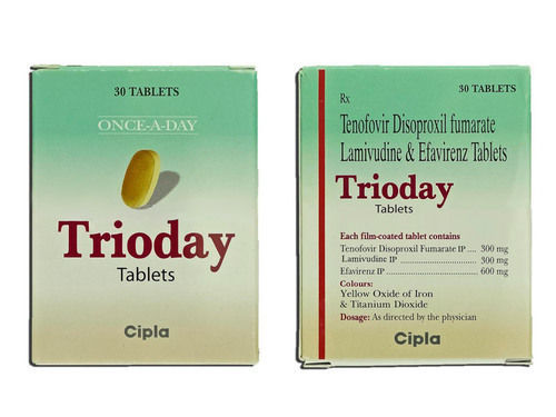 Tenofovir Disoproxil Fumarate Lamivudine And Efavirenz Tablets