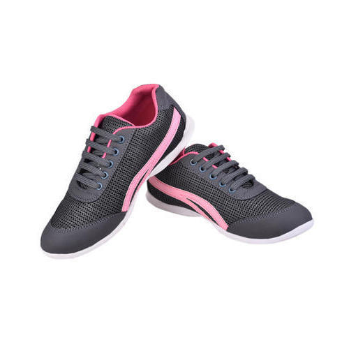 Various Colors Options Are Available Anti Skid Lace Closure Pvc Women Stylish Sports Shoes With Rubber Outsole