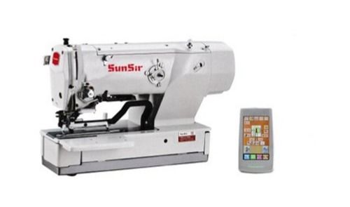 White Automatic Computerized Button Hole Machine Max Sewing Speed : 3000 To 4000 Spm