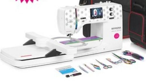 BERNINA Model B770QE Special Edition Tula Pink Single Needle Automatic Computerized Sewing and Embroidery Machine