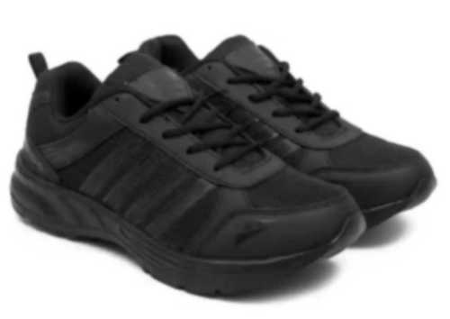 Casual Wear 6 to 10 Inch Black PVC Boys Running Shoes 