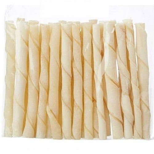 Dog Chew Twisted Sticks With 0.5Kg Packaging And Chicken Flavor