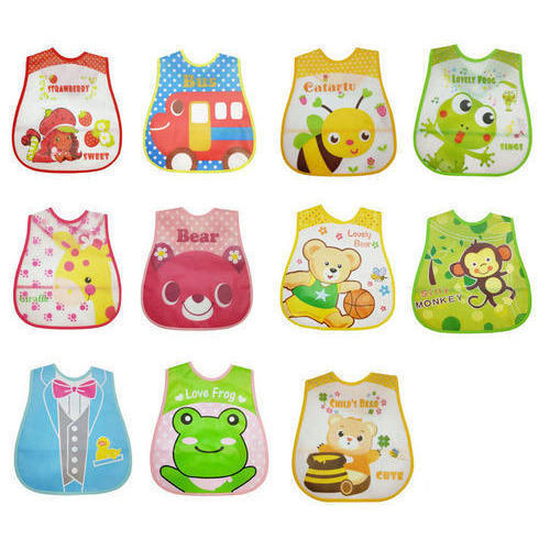 Cotton Eye Catching Look And Skin Friendliness Chhote Janab Baby Cartoon Printed Bibs