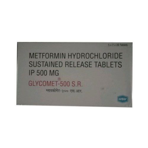 Glycomet Metformin Hydrachloride Sustained Release Tablets Ip 500 Mg Cool And Dry Place