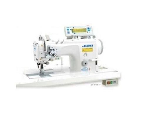 White High Speed Semi Automatic Juki Straight Stitch Sewing Machine With Digital Display Monitor