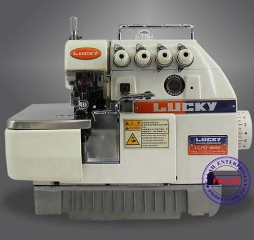 White Lc757 Series High Speed Industrial Overlock Sewing Machine Power : 400 W Max Sewing Speed : 7000 Rpm