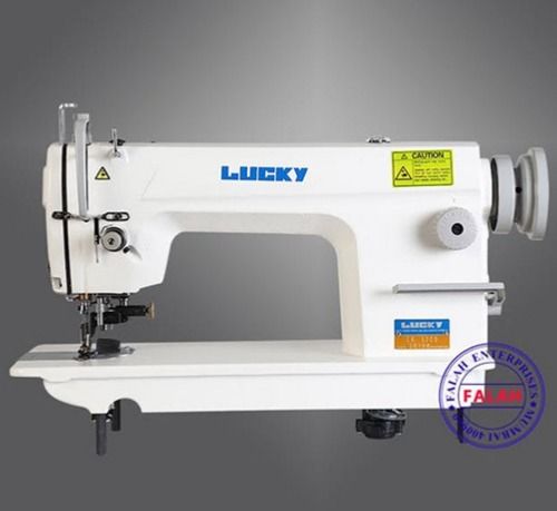 Lucky Edge Cutter Semi Automatic Industrial Sewing Machine Series Power : 250W Sewing Machine Speed : 4000 RPM