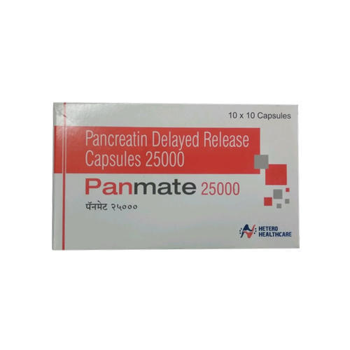 Panmate 25000 Pancreatin Capsules 25000Mg Cool And Dry Place