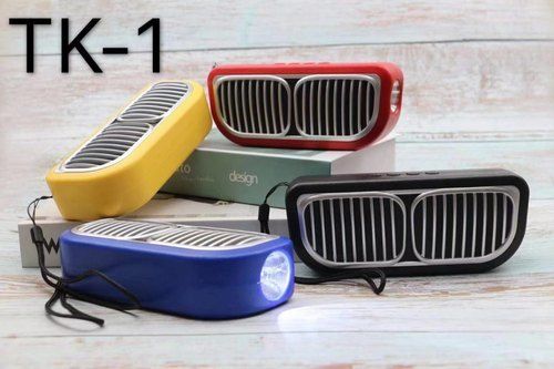 Multicolor Rechargeable Portable Rectangular Wireless Bluetooth Speaker With Led Light