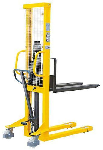 Durable Robust Construction Mild Steel Industrial Manual Pallet Stacker (Capacity 1000- 500 Kg)