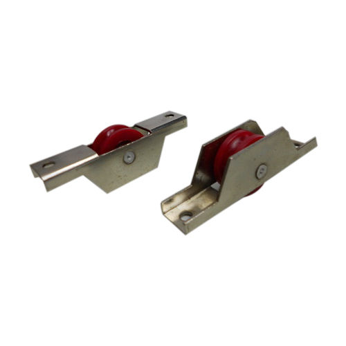 White And Red Rugged Design Abrasion Resistance Easy Installation Mild Steel Window Roller