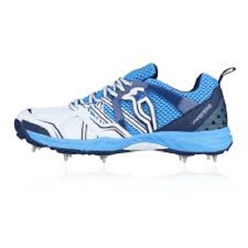 Various Colors Options Are Available Six To Eleven Size Cricket Spike Canvas Shoes With Pu Outsole And Pvc Leather Insole