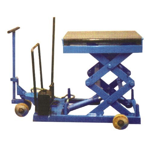 Hydraulic Lifting Table (Capacity 500Kg To 5000Kg) - Color: Blue