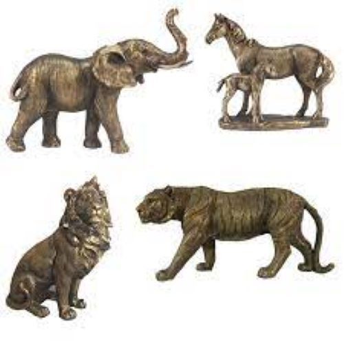 Animal-Themed Decorative Resin Statues - Polished Finish, Custom Size & Color Options, Ideal for Home and Garden Decoration