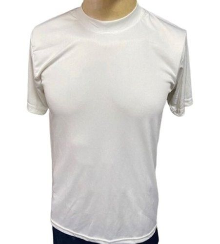 Mens S-Xxl Size Round Neck Plain White Regular Fit Casual Sarina T Shirts Age Group: 20-30 Years