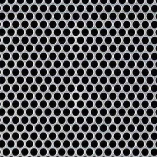 Silver Color Corrosion Resistant Square Shape Round Hole Polished Metal Perforated Sheets, 5mm-10mm Thickness