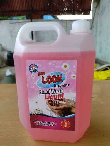 Purple 100% Pure Herbal And Eco-Friendly New Look Hygiene Hand Wash Liquid 5L