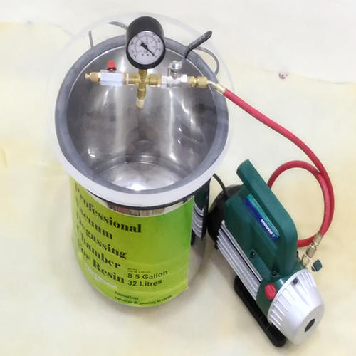 Vacuum Degassing Chamber - Stainless Steel, 30x45 cm | 32 Litre Capacity, Hassle Free Operations, Sturdy Design, Long Working Life