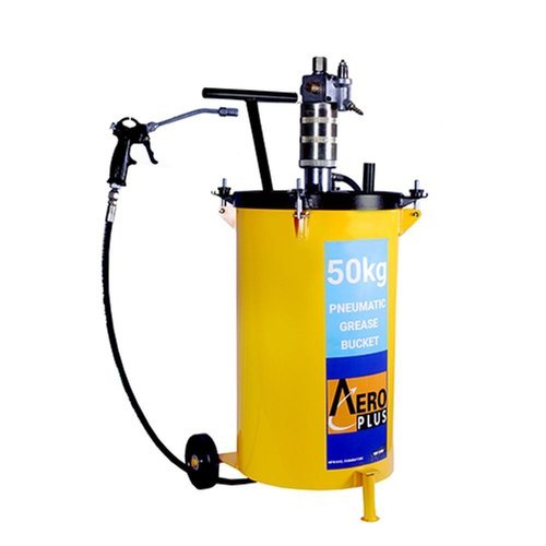 Aero Plus Pneumatic Grease Pump - Color: Yellow
