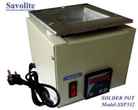 Aluminum Alloy Digital Solder Pot Power : 200 W Size : 3X3X1 Inch Input Voltage : 220 Ac V