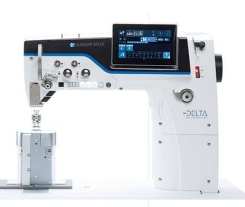 White High Speed Semi Automatic Computerized Industrial Sewing Machine With Display Monitor