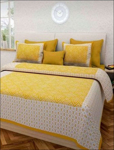King Size Stylish Cotton Printed Bed Sheet,100x108"