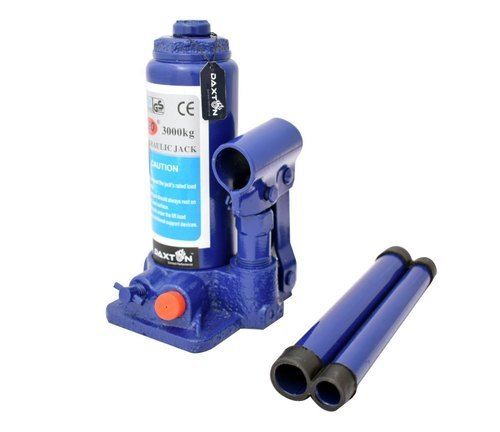 Long Working Life Alloy Steel Hydraulic Bottle Jack (17H x 9.5 Dx 9 W cm)