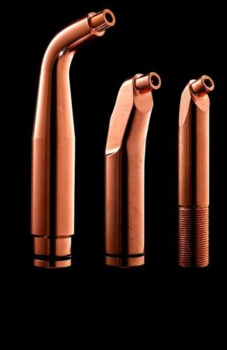 Copper Colour Spot Welding Electrode Holder And Shanks, 75 Mm To 85 Mm Size