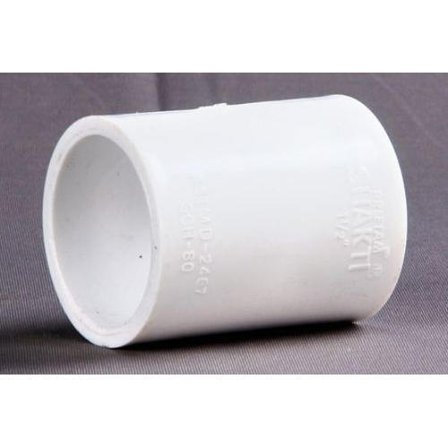 White Plain Upvc Coupler For Pipe Fitting Section Shape: Round