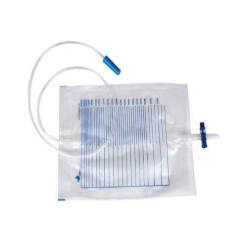 2000 Ml Rectangular Transparent Hospital And Clinic Patient Use Urine Collection Bag
