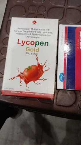 Antioxidant, Multivitamin With Mineral Supplement Lycopen Gold Capsules Dosage Form: Tablet