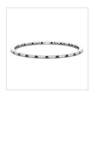 Anti Allergy Attractive Design 1.68 Carat Tennis Bracelet Made In 14K White Gold For Women