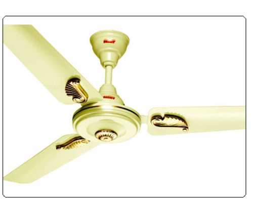 Corrosion Proof Yellow Coated 60 Watt Air Cooling Ceiling Fan Blade Material: Metal