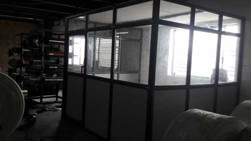 Corrosion Resistance Hinged Type Black Aluminum Partitions Door Application: Commercial