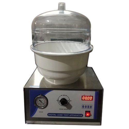 Electronic Desiccators Diameter 200 Mm Mild Steel Digital Leak Test Apparatus For Laboratory