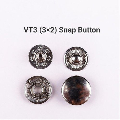 KANE M VT3 (3x2) Snap Buttons With Round Shape And 9.5mm Size