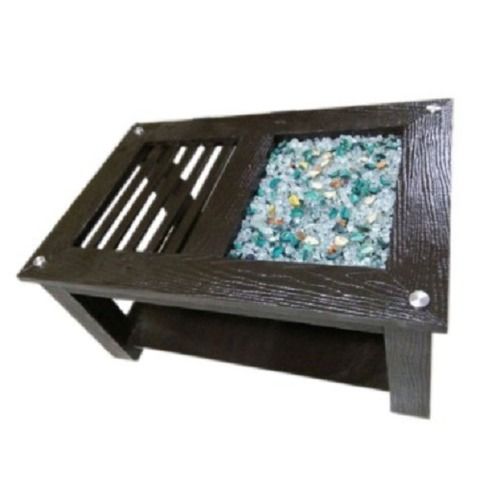 Non Foldable Rectangular Shape Teapoy Wooden Table