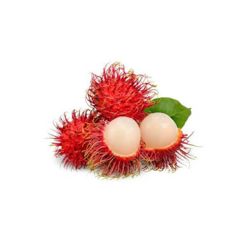 Red Rich Vitamins Fine Natural Taste Healthy Fresh Rambutan